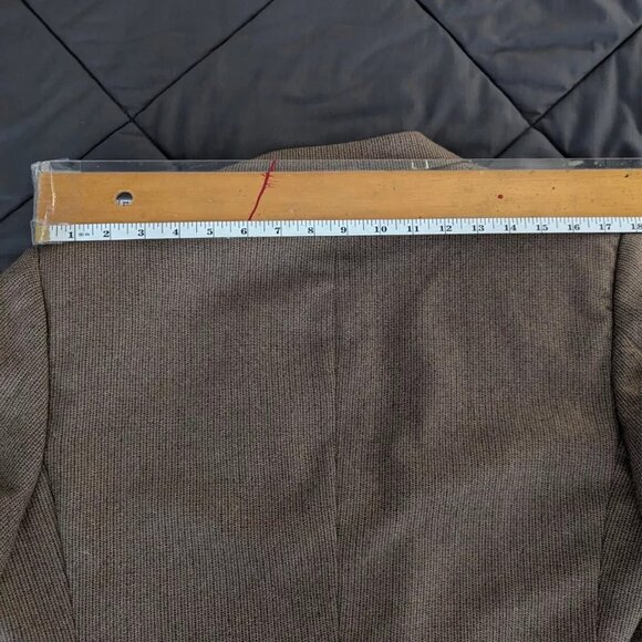 Jordan Marsh brown suit Jacket sz 48 (check last photo) - Picture 10 of 15